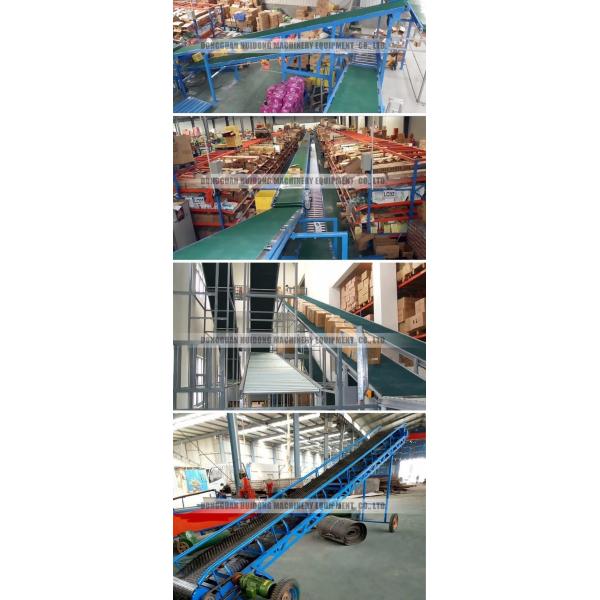 Food Grade Assembly Line Roller Conveyors 0.4kW - 22kW Customized Belt Width