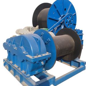 China 10T Electric Wire Rope Winch 150M Slow Speed Mine Using Pull The Boat wholesale