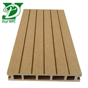 Waterproof WPC Composite Plastic Wood Decking in Cedar