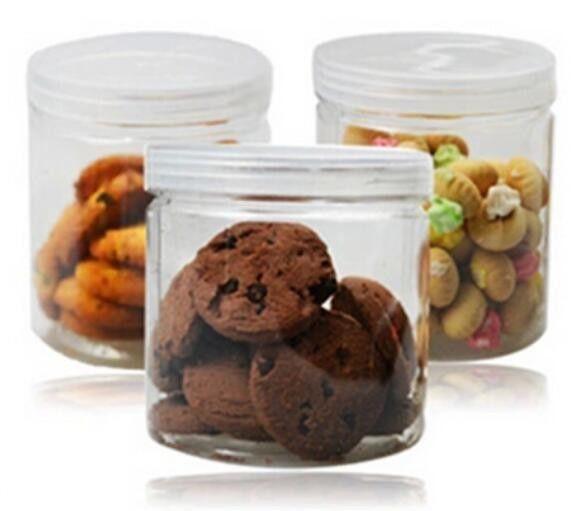 150ml 180ml pet plastic bottle container for candy cookies food packaging,250ml 500ml PET plastic container bottle jar f