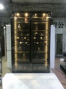 China Foldable 316 Stainless Steel Wine Cabinets Bar Living Room Furniture on sale