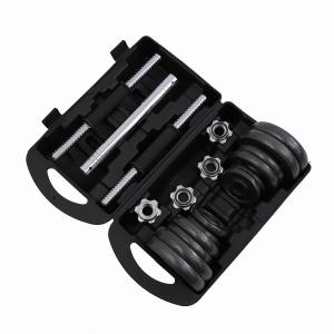 China Home Cast Iron Dumbbell Set 20kg , Unisex Electroplating Dumbbell on sale