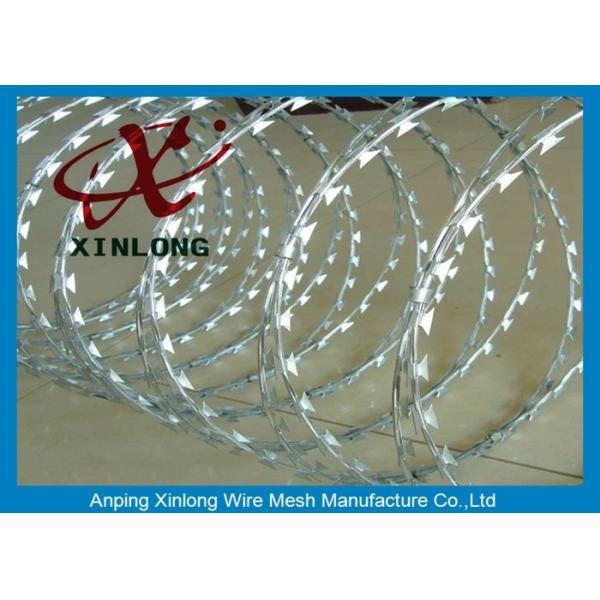 CBT BTO Razor Barbed Wire For Airport And Railway With Single Or Cross Coil