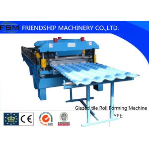 China Corrugated Glazed Tile Roll Forming Machine For Modern Architecture Roofing wholesale