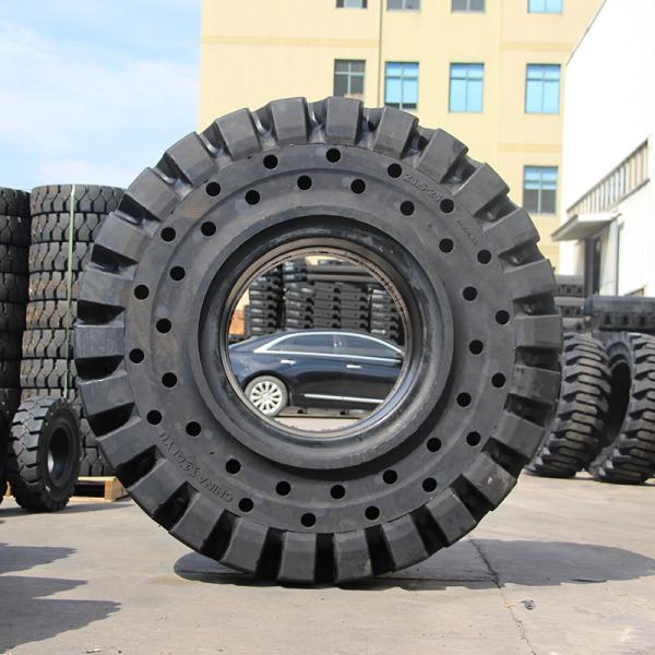 OTR solid tyre for wheel loader 23.5-25 solid tyre for liugong lonking spare parts tire tread mold