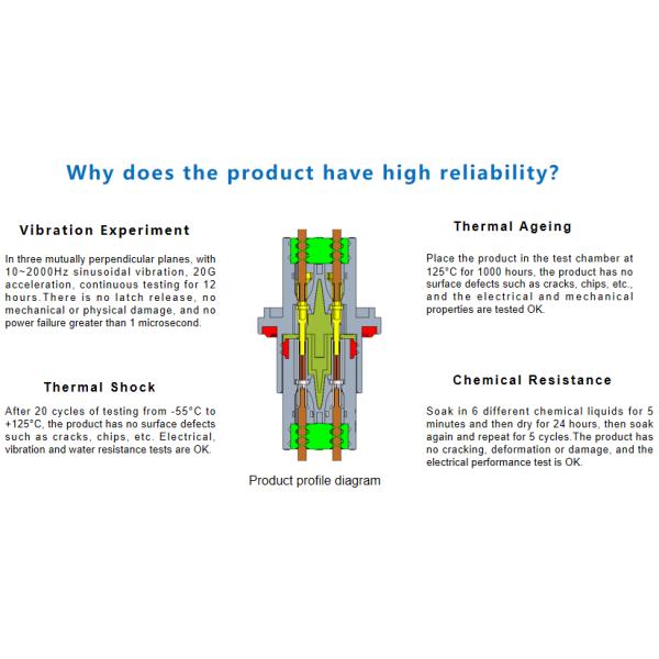 3 Pin Rhombus Socket Assembly Energy Storage Signal Connector UL1977 Waterproof