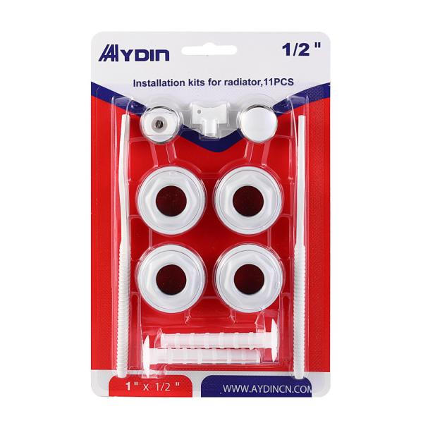 Painted Radiator Accessories 7 / 11 / 13 In 1 Sets 1/2" 3/4"