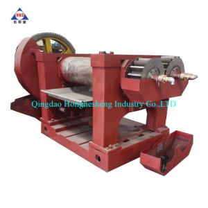 Two Roll Rubber Mixing Mill 60HRC With Motor Below