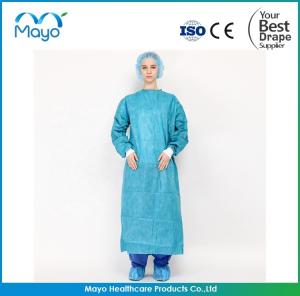 China 43G AAMI Level 3 Isolation Gowns SMS Surgical Gown Disposable wholesale