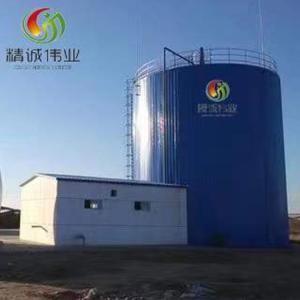 China CH4 CO2 Biogas Plant Project Q235B Biogas Cogeneration Plant on sale