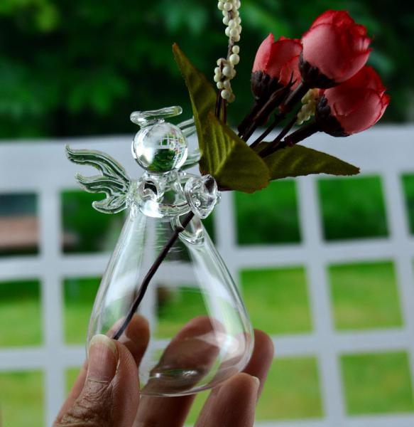 Pure hand-made angel vase Creative floral flower arrangement home hydroponic container gift