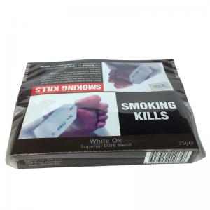 China 25g 50g Loose Tobacco Packaging Pouch Hand Rolling Tobacco Pouches With OPP Bag wholesale