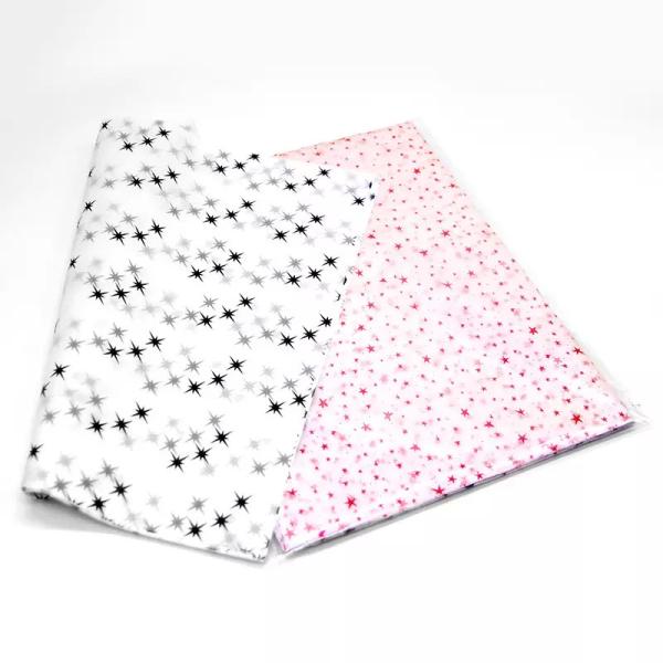Polka Dot Gingham Double Color Background Tissue Paper Wrap For Shoe Box Nail Polish