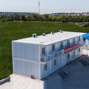 China Flat Pack Shipping Container House Warehouse For Office Building With Customized Color wholesale