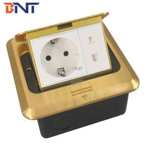 Pop Up Type Copper cover electrical floor mounted socket outlet box