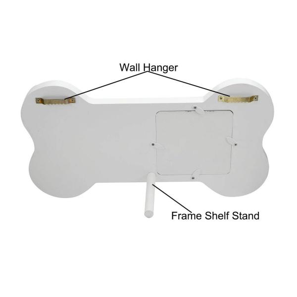 Pet Paw Prints Keepsake Desk Photo Frames Clay Imprint Kit For Wall Hanging