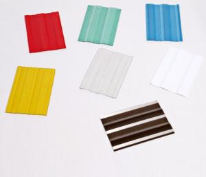 China 100% PC Embossed Corrugated Clear Polycarbonate Sheet on sale