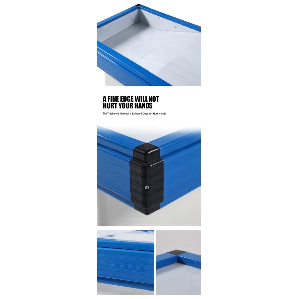 Width 550-1200mm Supermarket Checkout Counter Stainless Steel Table Retail Check Out Counters