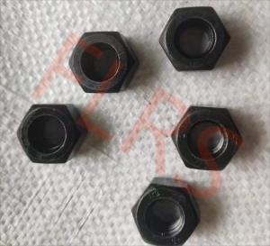 China 1/2 ASTM A194 2H Stud Bolt Heavy Hex Nut With Yellow Zinc Plated Flat Round Washer on sale