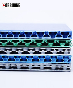 Purple 11mm PP Honeycomb Panel Polypropylene Honeycomb Sheet