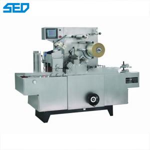 China SED-250P 220V 50Hz Paper Box Cellophane Automatic Packing Machine 4.5KW Motor Power 3D Bopp Film Condom wholesale