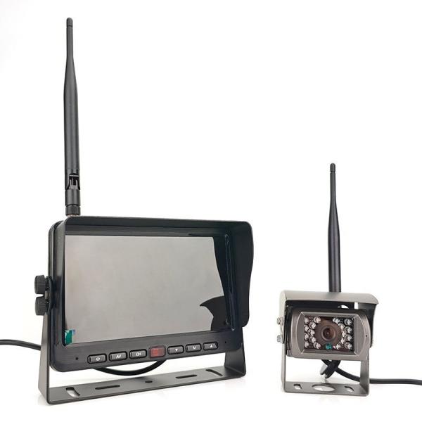 1080P Wireless Magnetic Backup Camera IP67 Rear View Monitor System 2412MHZ - 2484MHZ