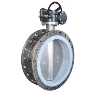 Buy cheap Split Body Flange Butterfly Valve Concentric Butterfly Valve RPTFE Seat from wholesalers