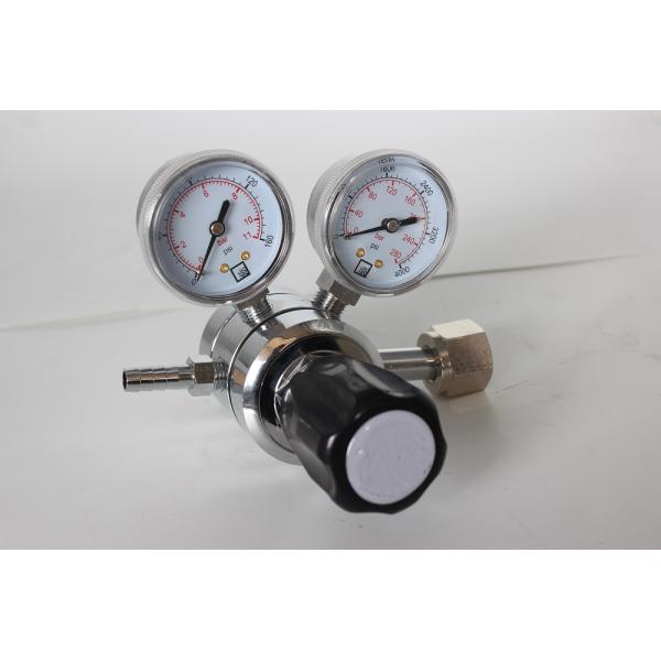 Dual Stage Laboratory Regulator for Nitrogen Helium Argon Specialty Gas Lab Gauge