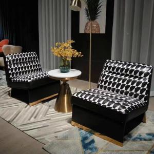 China Diamond Scape Pattern Leisure Sofa Chair wholesale