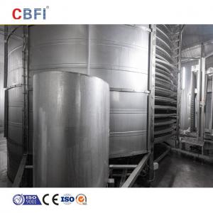 China Industrial Quick Freezing Double Spiral Freezer With High Efficient Cooling Tower 1000kgs/h on sale