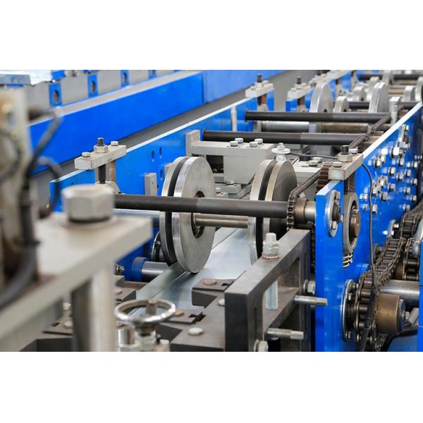 Highly Efficient Steel Profile Stud And Track Roll Forming Machine 18 Station