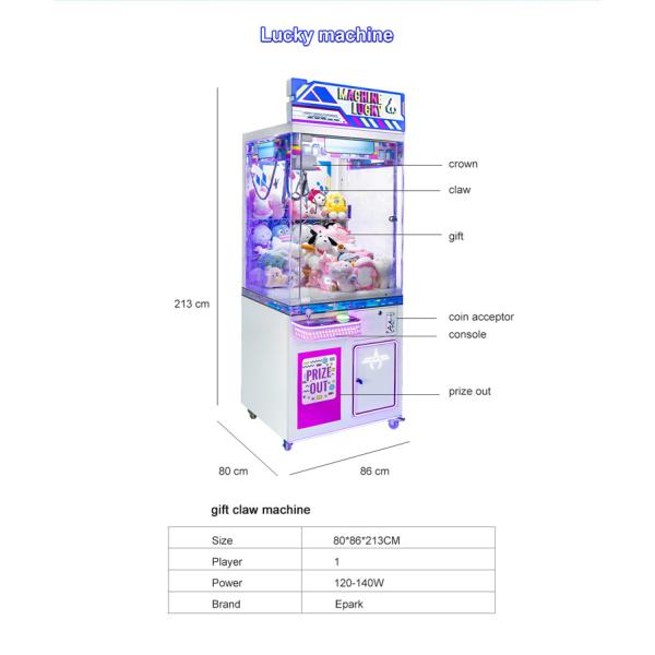 Arcade Machine Manufacturer Customized Gift Game Machine Coin Operation Claw Machine