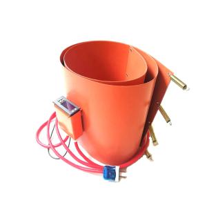 Buy cheap Digital Thermostat -40deg Silicone Drum Heater , 250F Flexible Rubber Heater from wholesalers