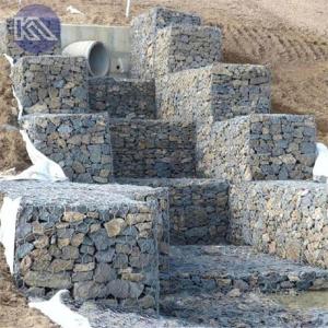 China Customized 2 X 1 X 1 m Gabion Box Wire Mesh Netting for Flood Control Project with ISO EU CE Certificates wholesale