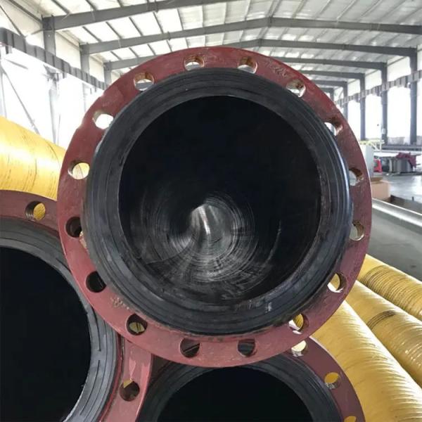 Dredge Line Discharge Hose Pipe 10-21 Bar with Coupling Connection