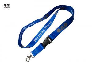 China Red & Blue Nylon Material Id Card Neck Lanyards Custom Printing Type​ wholesale