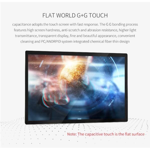 Self Service LCD Touch Screen Interactive Whiteboard Black Shell Colour