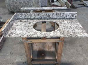 China White Stone Slab Countertop Bianco Antico Granite Slab Prices Prefab Kitchen wholesale