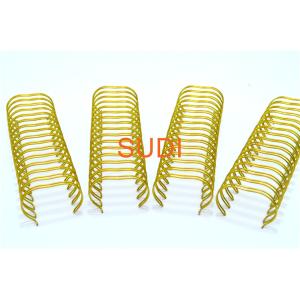 Buy cheap Spacing 2:1 1-3/4 Inch Gold Wire O Binding, Suitable For Notebook Calendar from wholesalers