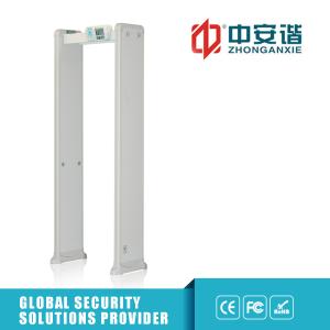 Adjustable Door Frame Metal Detector , Security Check Walk Through Metal