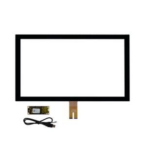 China 21.5 Inch 16:9 Multi Touch PCAP Screen With 10ms Response Time Tempered Glass Cover Lens wholesale