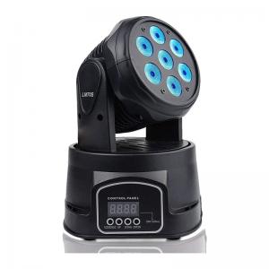 China DMX512 Control Wash Mini Led Moving Head 7x8W RGBW 4in1 Stage Light wholesale