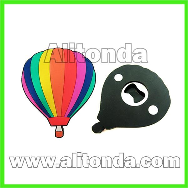 Quality Custom and supply pvc decoration cute cartoon animal ball bottle opener for beer for sale