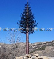 hot dip galvanized round steel communication signal guyed mast tower