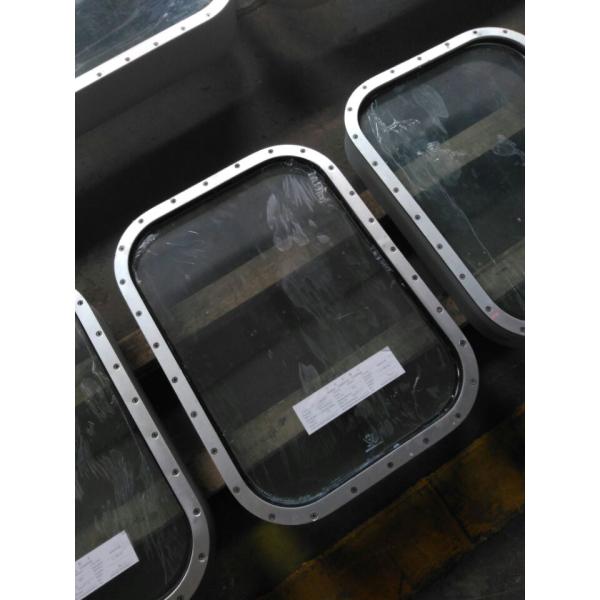 Fixed Rectangular Welding Marine Windows With Round Angle
