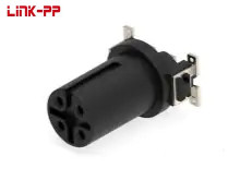 China 5 Position Circular Metric Connectors 224064-E Unshielded M12 Series wholesale