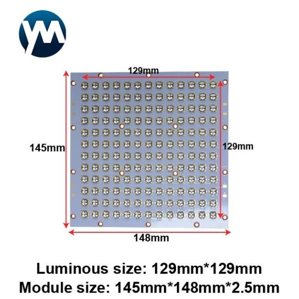 UV Light Module 1500W High Power UV Led Module UV Curing Led Lamp Quartz Lens