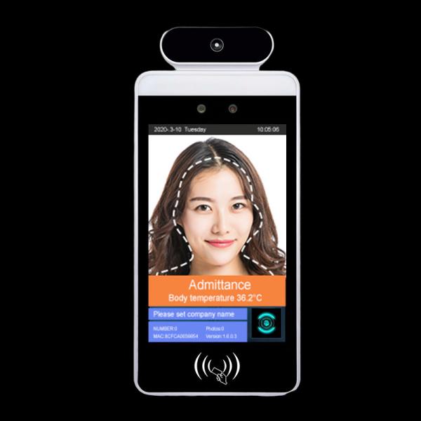 Quality SIBO 8 Inch Android Face Recognition And Body Temperature Test Terminal For Access Control for sale