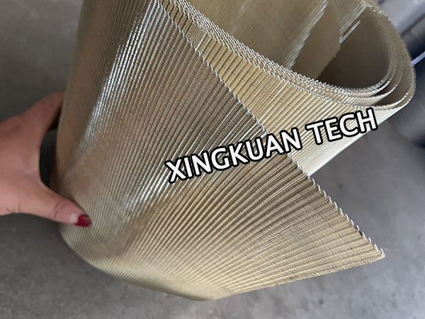 Brass Color Continuous Belt Filter For Plastic And Rubber Extrusion