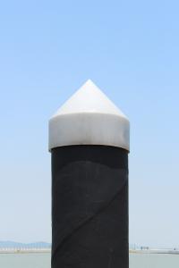 China White Dock Piling Caps Anti Corrosion For Floating Pontoon wholesale